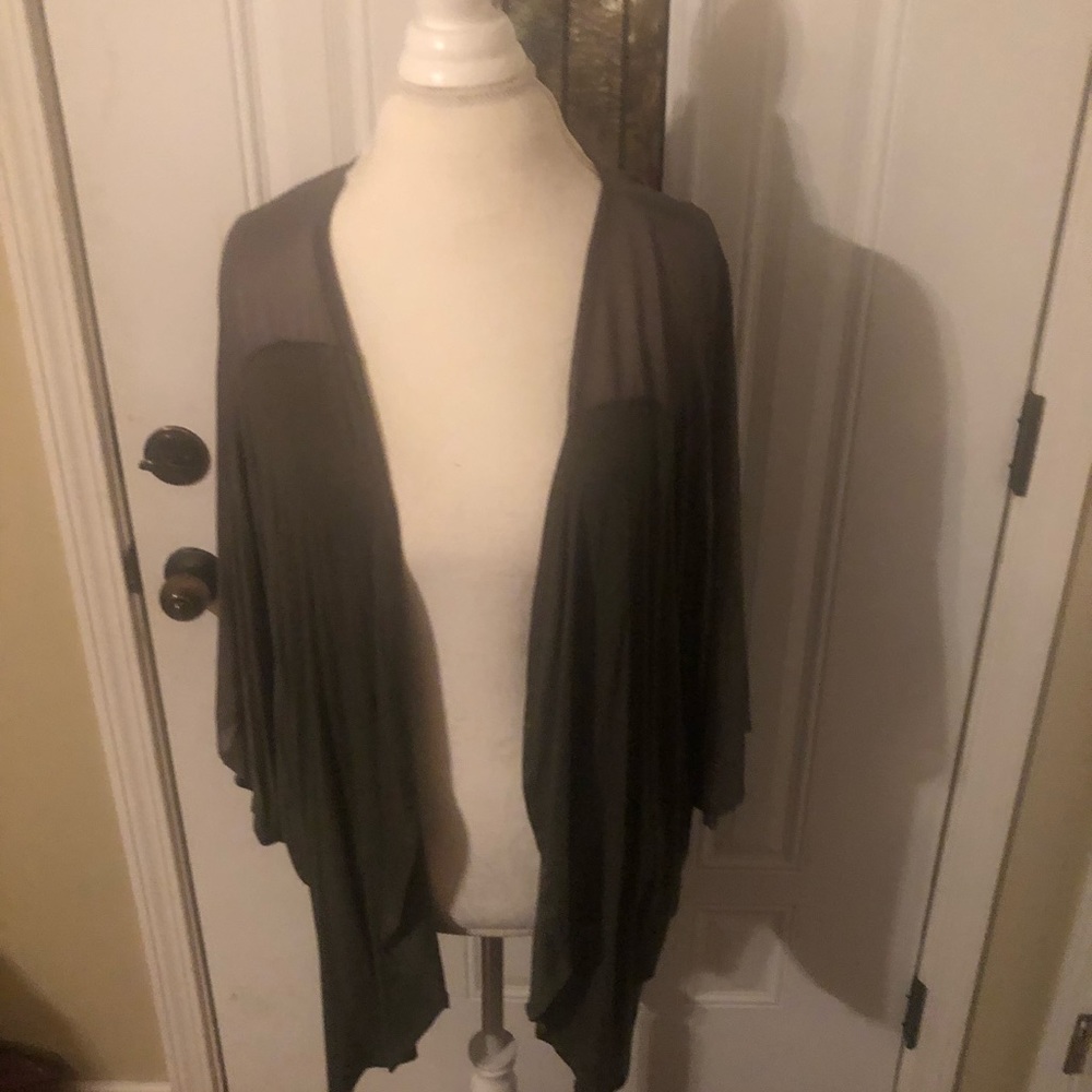 {A.N.A} Plus Size Batwing Shrug
